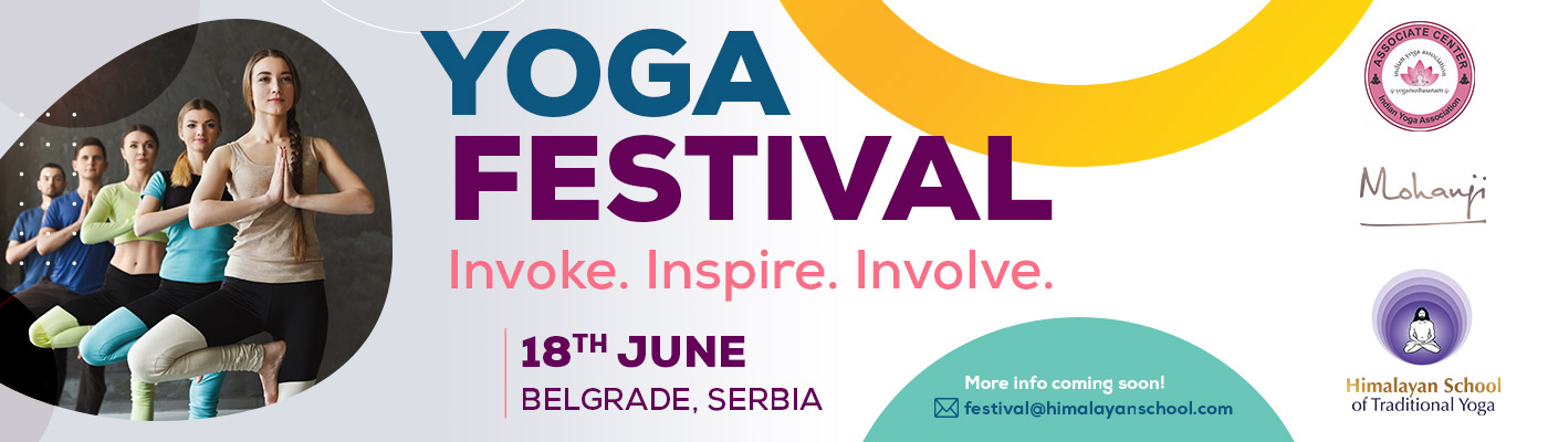Yoga Festival - Invoke. Inspire. Involve.